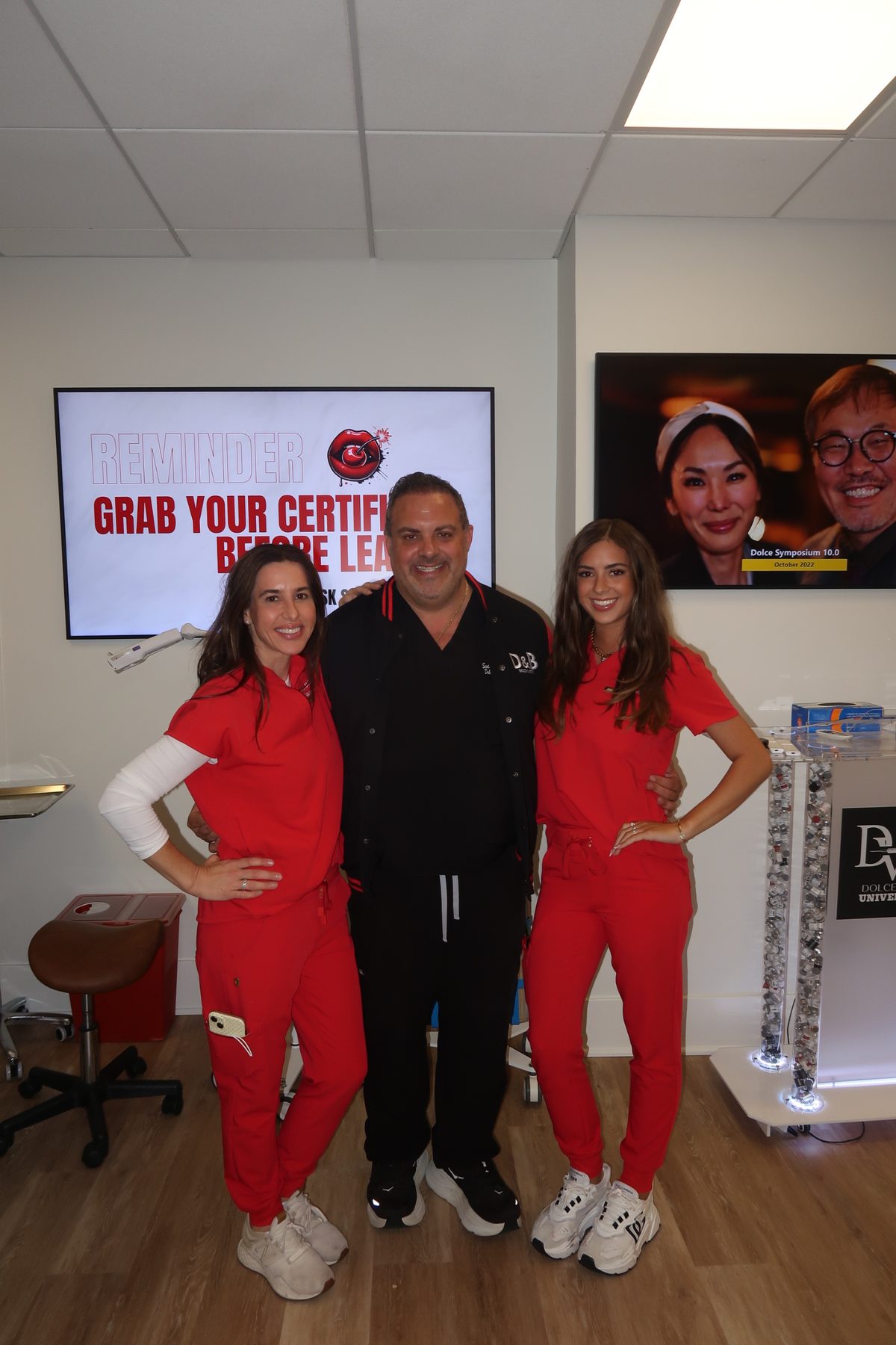 Scott Callahan, PA-C, with the Dolce team at Dolce University